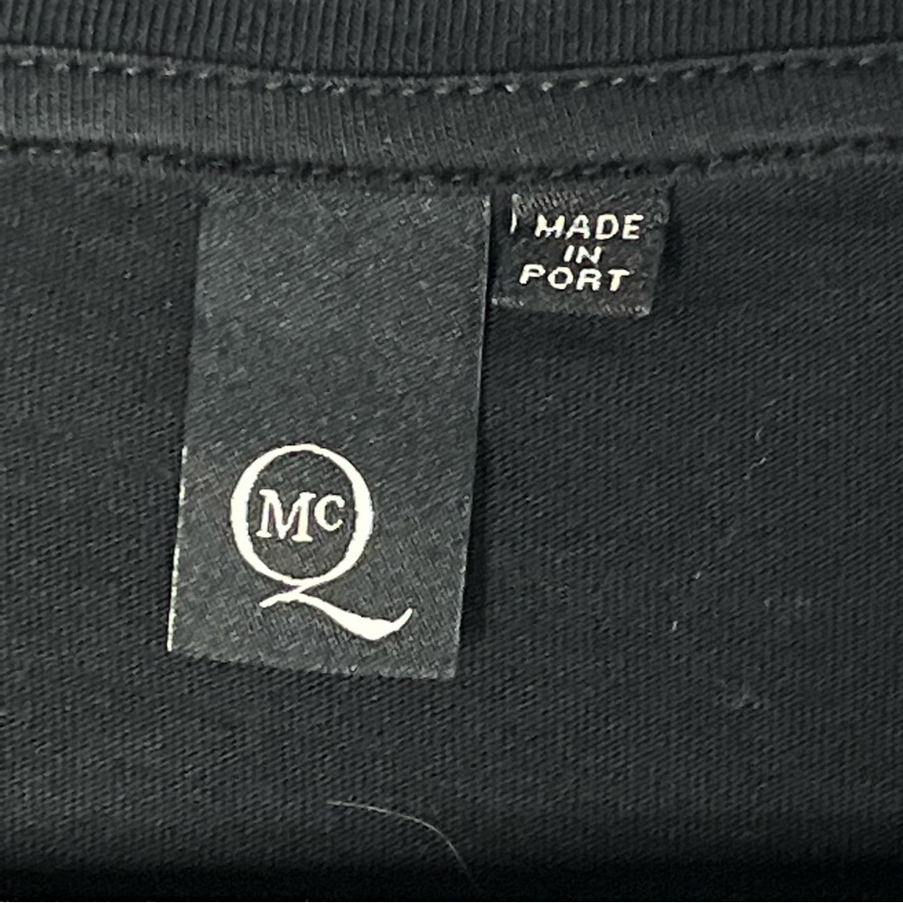 Alexander McQueen Black and White Short Sleeve Tee - Picture 3 of 8